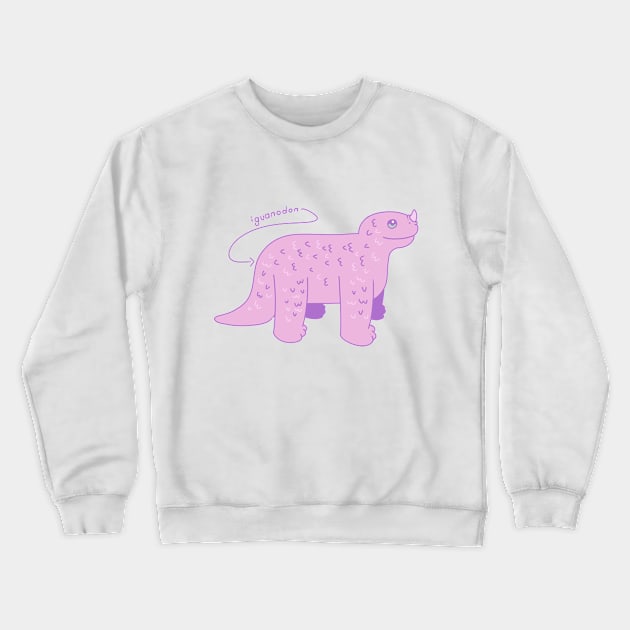 iguanodon Crewneck Sweatshirt by Trijucre